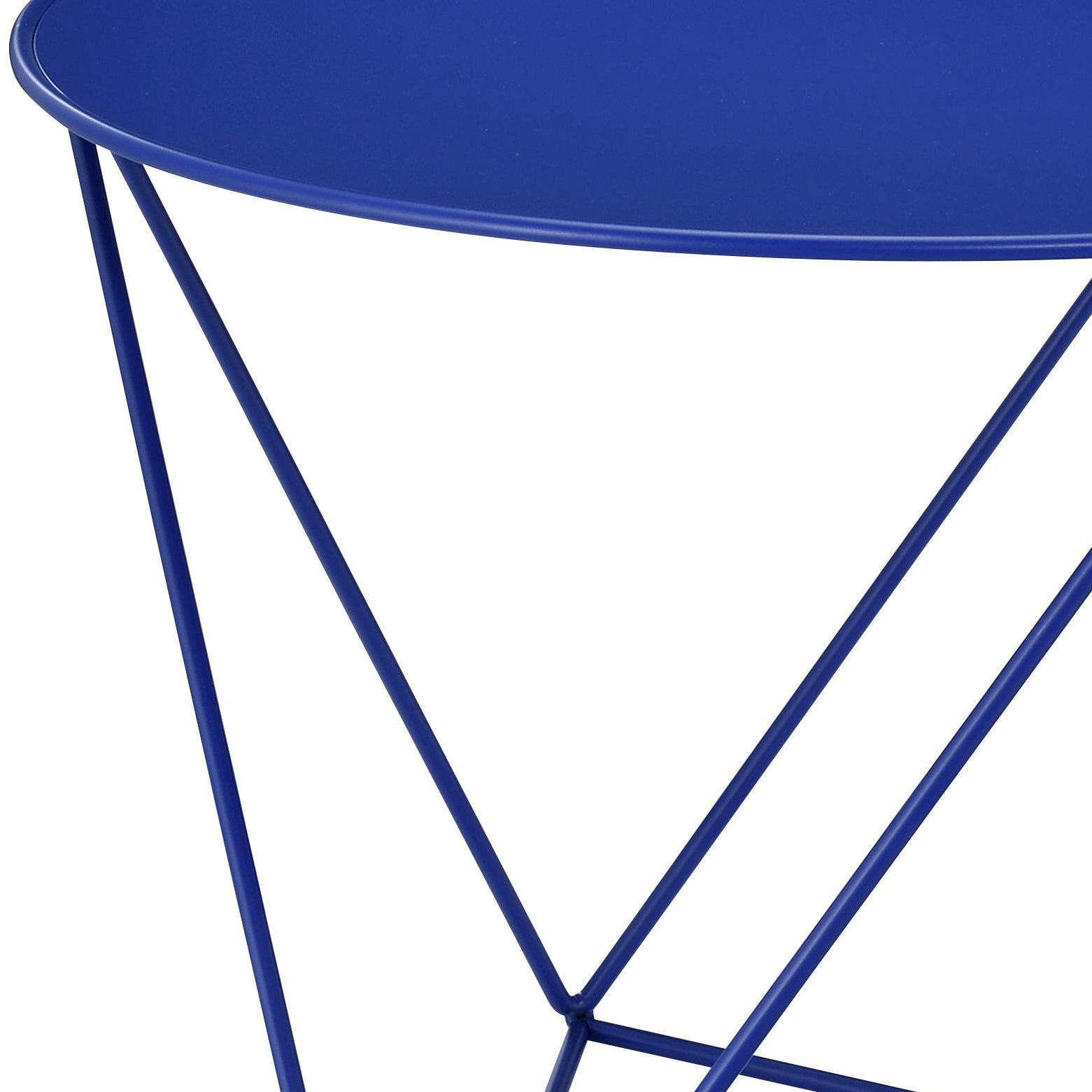 Epidia Blue color Display & Utility Accent Table - 1st Choice Furniture Direct