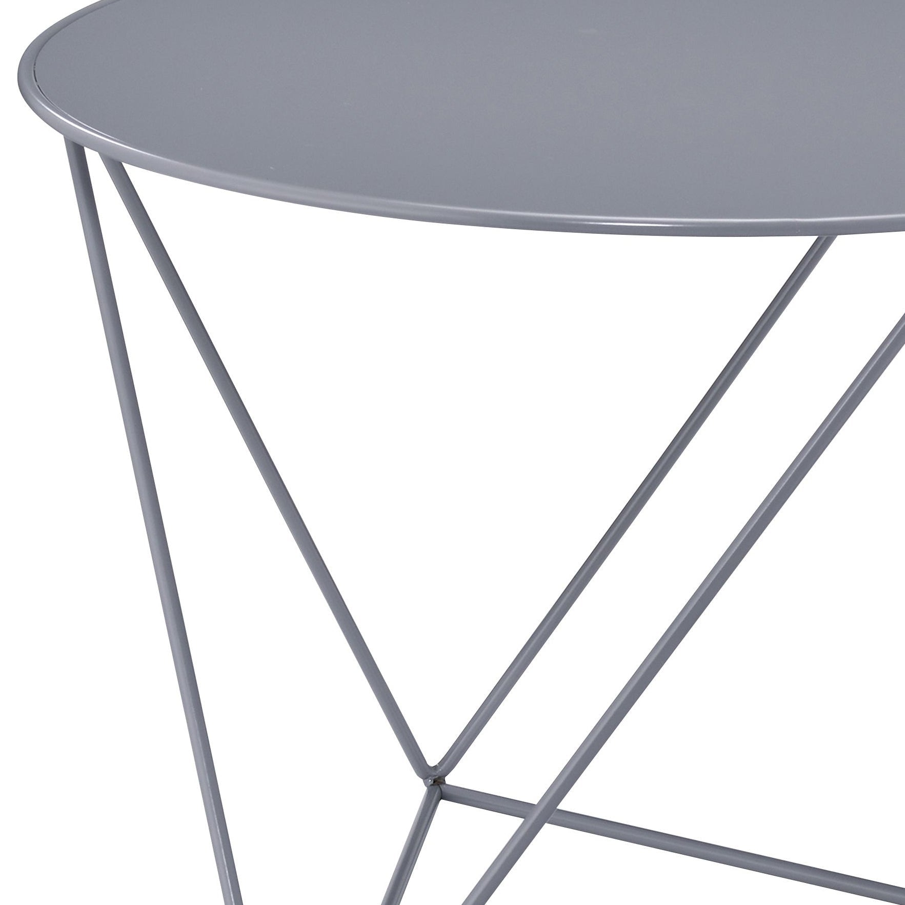 Epidia Gray color Display & Utility Accent Table - 1st Choice Furniture Direct