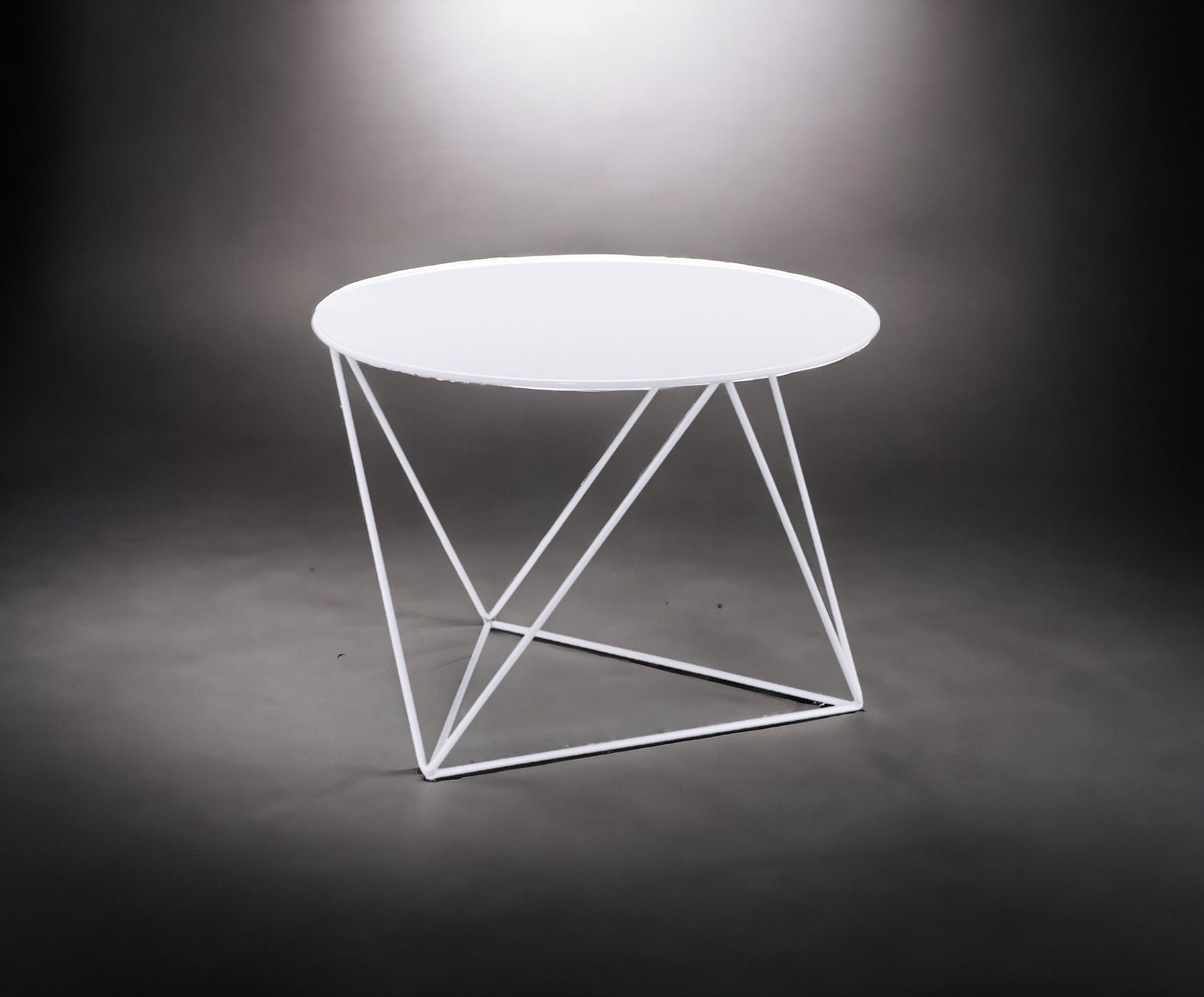 Epidia White color Display & Utility Accent Table - 1st Choice Furniture Direct
