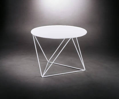 Epidia White color Display & Utility Accent Table - 1st Choice Furniture Direct