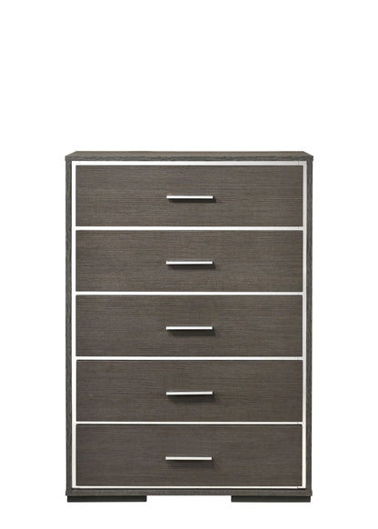 Escher Gray Oak Finish Chest - 1st Choice Furniture Direct