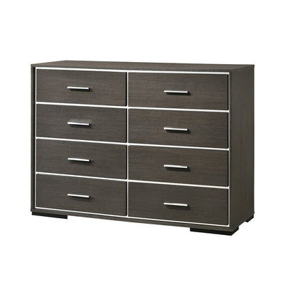 Escher Gray Oak Finish Dresser - 1st Choice Furniture Direct