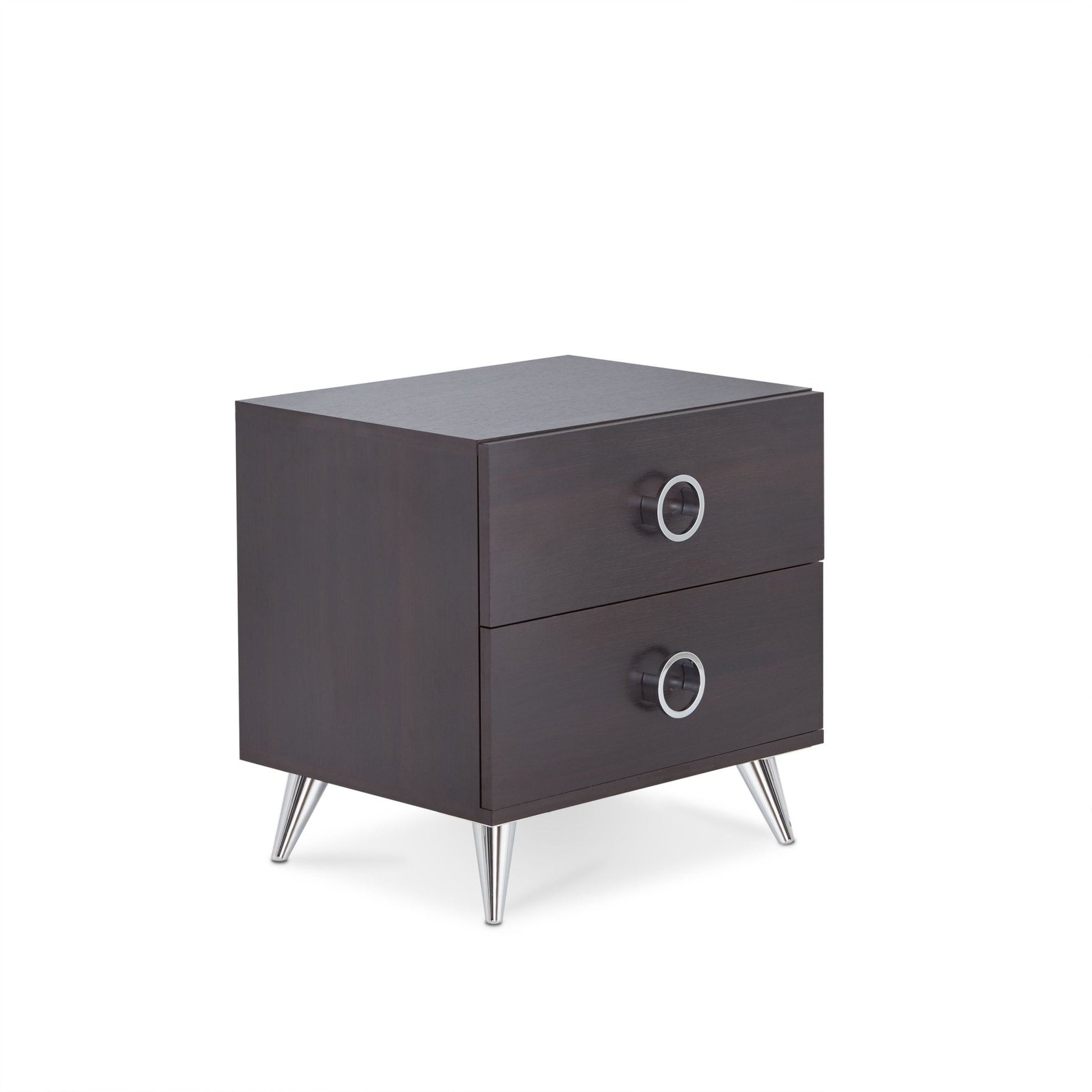 Espresso Accent Table with 2 Storage Drawers - 1st Choice Furniture Direct