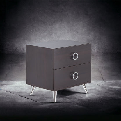 Espresso Accent Table with 2 Storage Drawers - 1st Choice Furniture Direct
