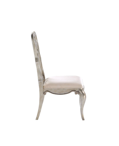 Esteban Antique Champagne Finish Side Chair(Set of 2) - 1st Choice Furniture Direct