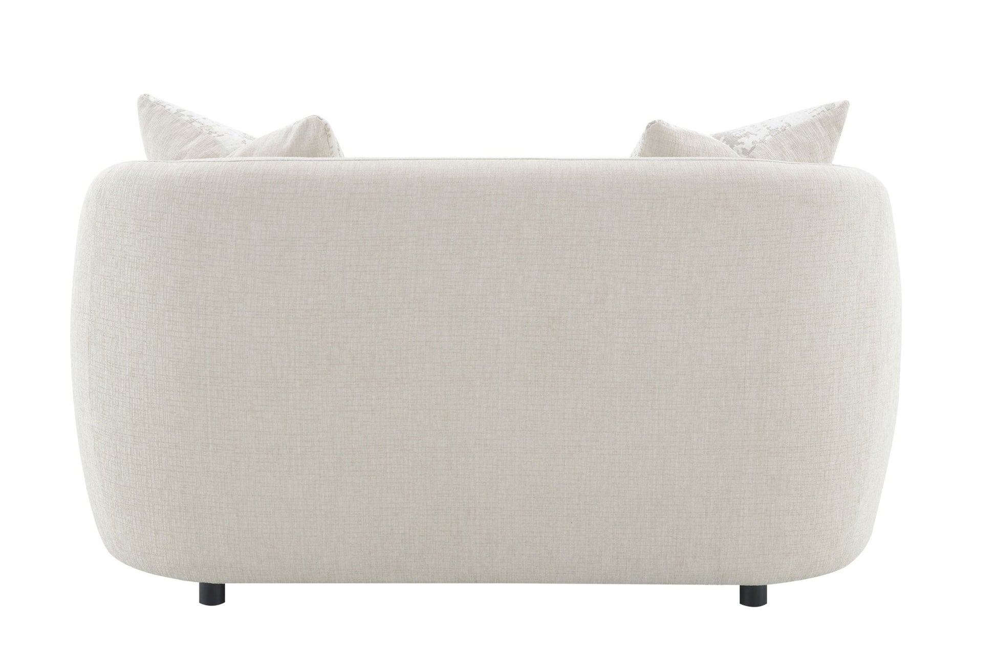 Etienne Beige Linen Loveseat w/3 Pillows - 1st Choice Furniture Direct