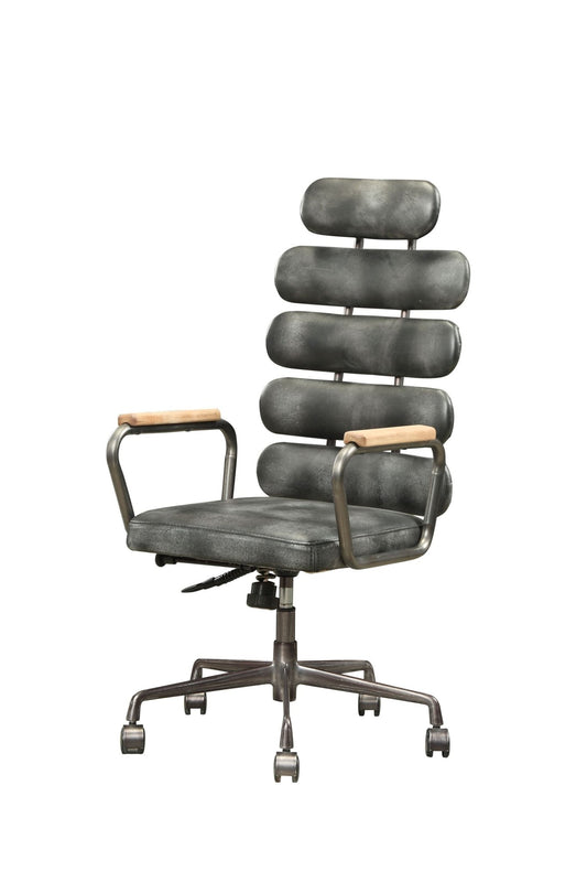Executive High Back Top Grain Leather Office Chair - 1st Choice Furniture Direct