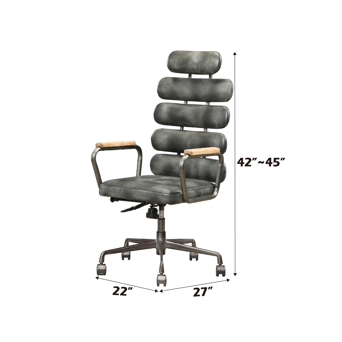 Executive High Back Top Grain Leather Office Chair - 1st Choice Furniture Direct