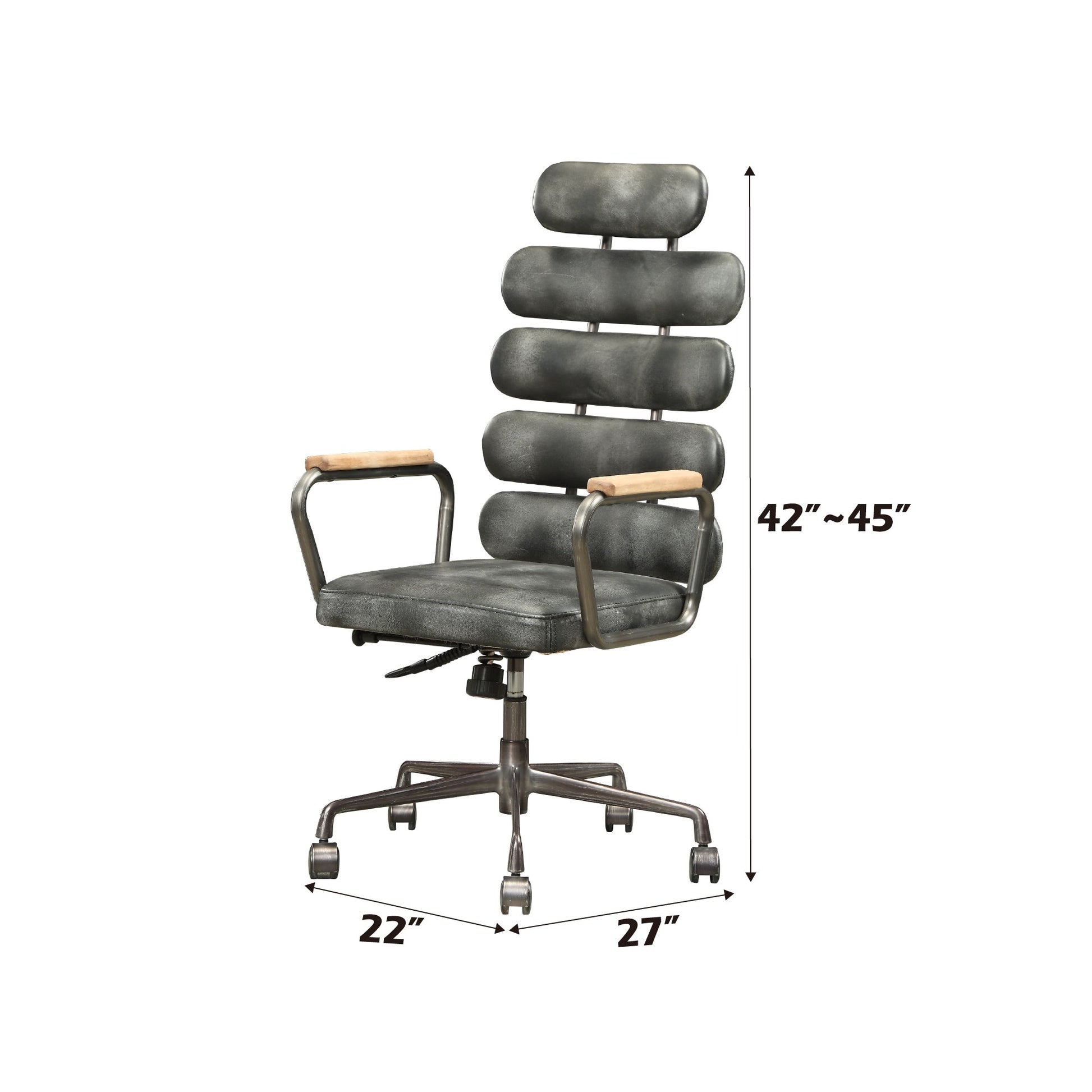 Executive High Back Top Grain Leather Office Chair - 1st Choice Furniture Direct