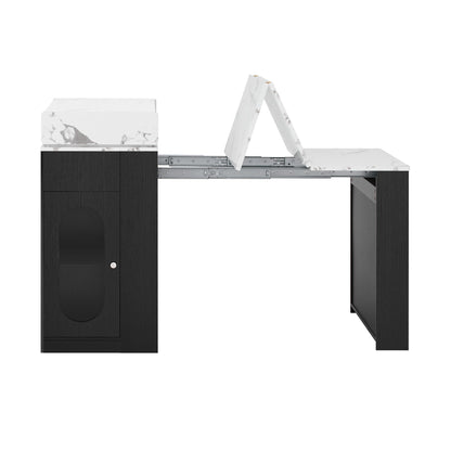 Extendable Dining Table with Storage and Power Outlet - 1st Choice Furniture Direct