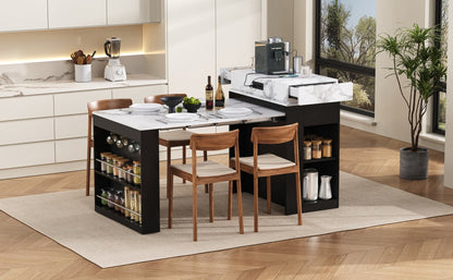Extendable Dining Table with Storage and Power Outlet - 1st Choice Furniture Direct
