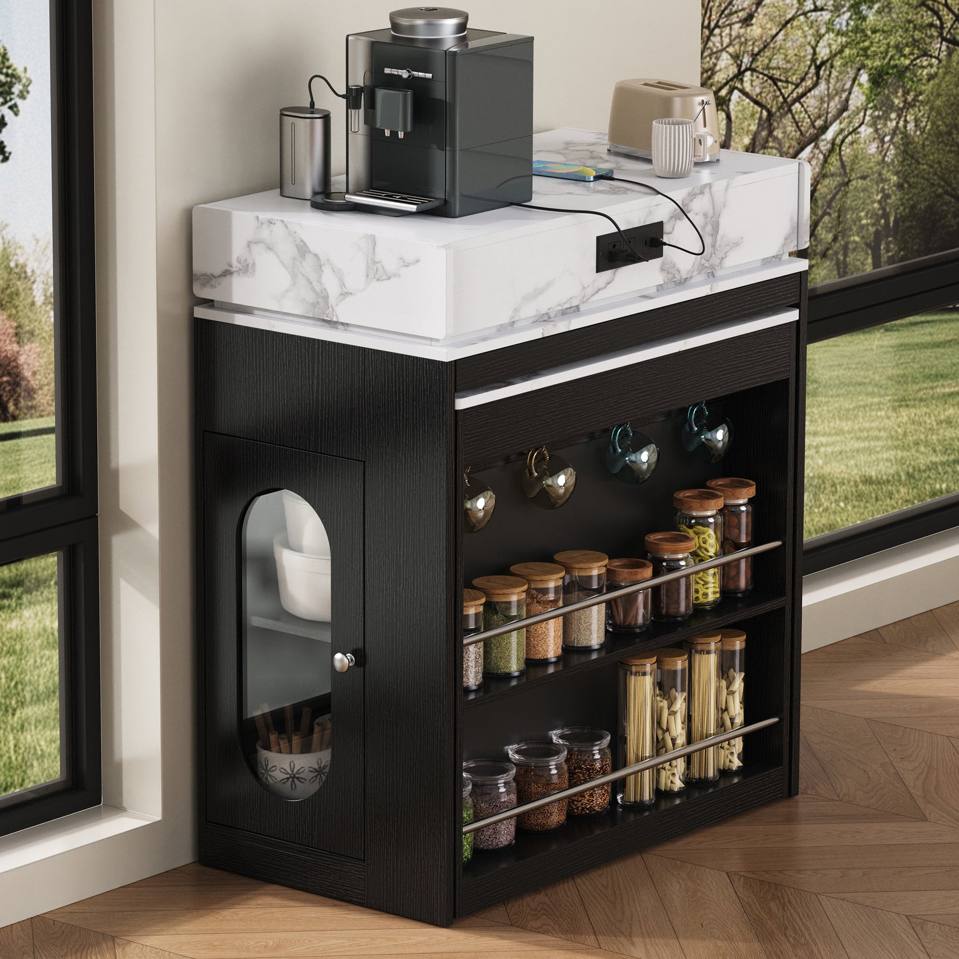 Extendable Dining Table with Storage and Power Outlet - 1st Choice Furniture Direct