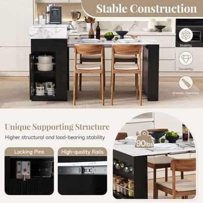 Extendable Dining Table with Storage and Power Outlet - 1st Choice Furniture Direct