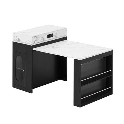 Extendable Dining Table with Storage and Power Outlet - 1st Choice Furniture Direct