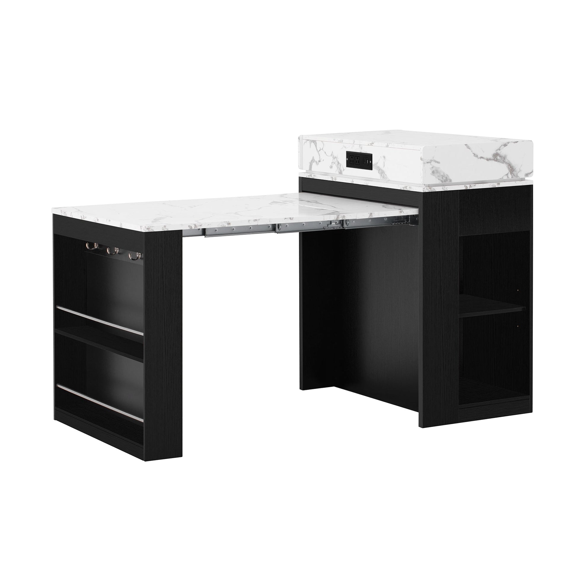 Extendable Dining Table with Storage and Power Outlet - 1st Choice Furniture Direct
