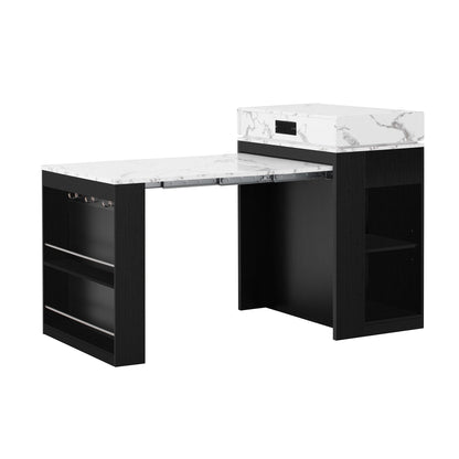Extendable Dining Table with Storage and Power Outlet - 1st Choice Furniture Direct