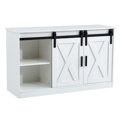 1st Choice Modern TV Storage Cabinet Entertainment Console in White