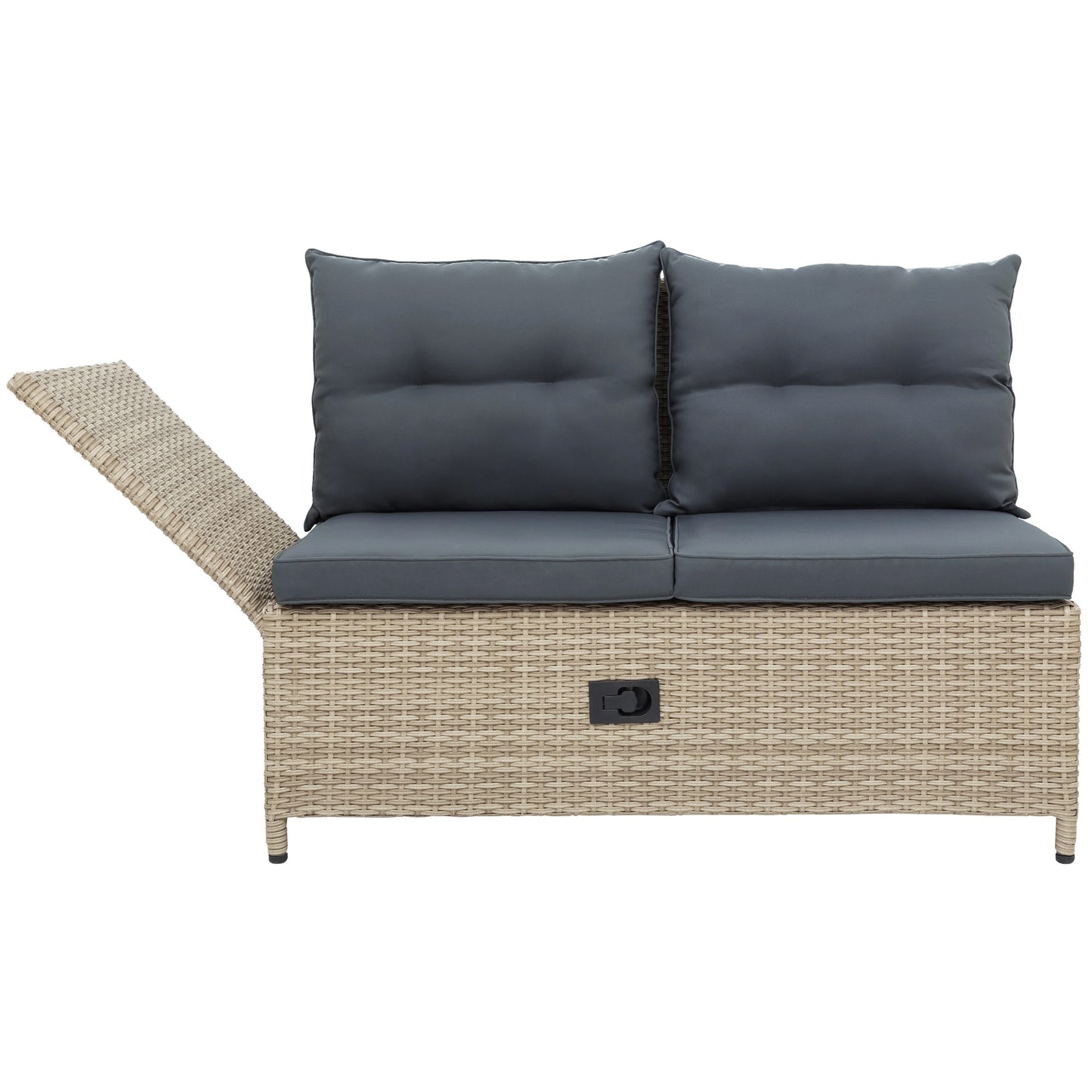 1st Choice 4-Piece All Weather Reclinable Chaise Lounge for Ultimate Comfort