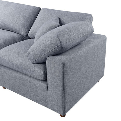 1st Choice Contemporary Stylish Modular Sectional Sofa in Grey