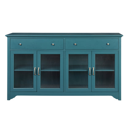 1st Choice Modern Living Room 66" TV Console Storage Buffet Cabinet