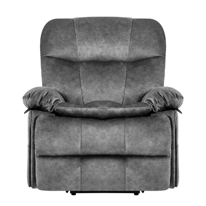 1st Choice 39.4" Wide Oversize Big Man Modern Velvet Power Lift Assist Recliner