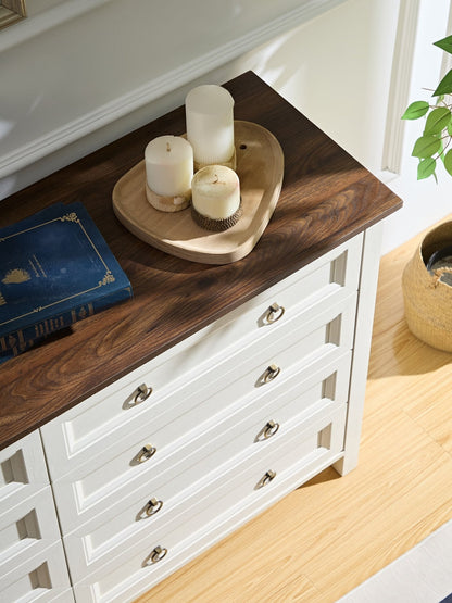 Farmhouse 8 Drawers Dresser Chests for Bedroom, Wood Rustic Tall Chest of Drawers, Dressers Organizer for Bedroom, Living Room, Hallway - 1st Choice Furniture Direct