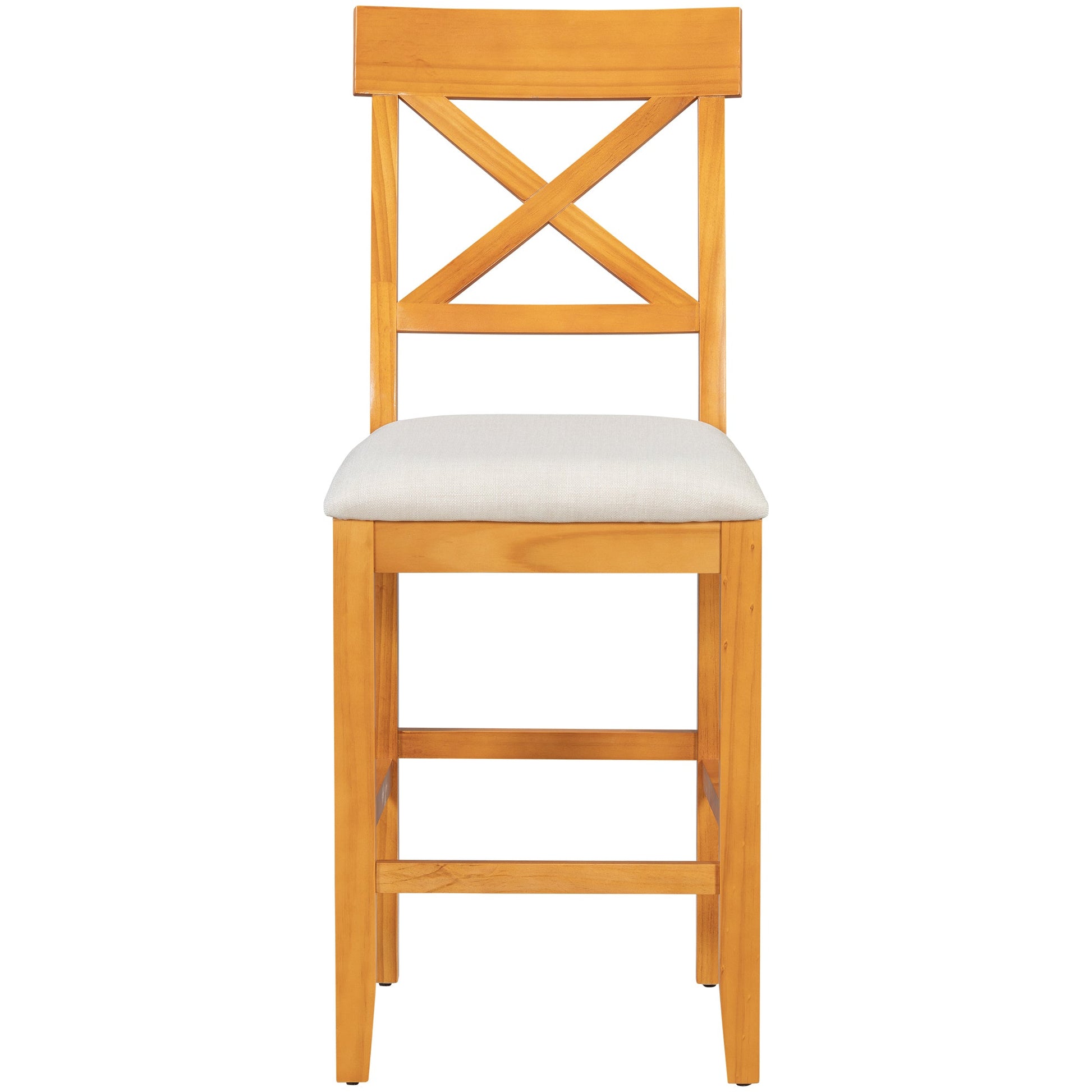 Farmhouse Counter Height Dining Set for 4 | 5 Piece Dining Set with Storage - 1st Choice Furniture Direct