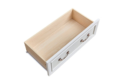 Farmhouse Style 6 Drawer Dresser Chest with Base Wooden Rustic Chest of Drawers, Storage Dresser Organizer for Bedroom, Living Room, Beautiful Sturdy and Durable - 1st Choice Furniture Direct