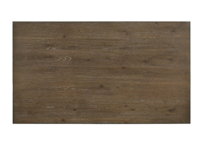 Farren Weathered Oak Finish Dining Table - 1st Choice Furniture Direct