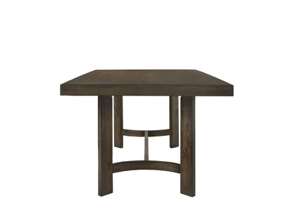 Farren Weathered Oak Finish Dining Table - 1st Choice Furniture Direct