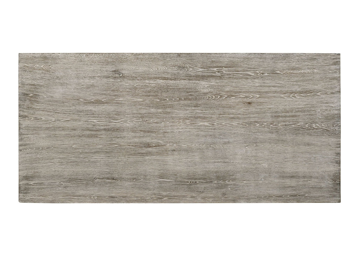 Faustine Salvaged Light Oak Finish Dining Table - 1st Choice Furniture Direct