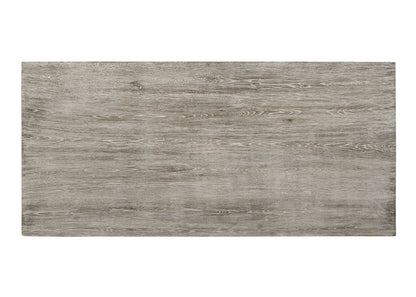 Faustine Salvaged Light Oak Finish Dining Table - 1st Choice Furniture Direct