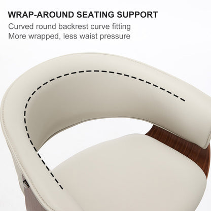 Faux Leather Wooden Adjustable Bar Stools, 360 Degree Swivel Bar Chair with Backs,Bar height Couner Height Barstools for Home Kitchen Dining Room and Bar Room(Grey 1pc) - 1st Choice Furniture Direct