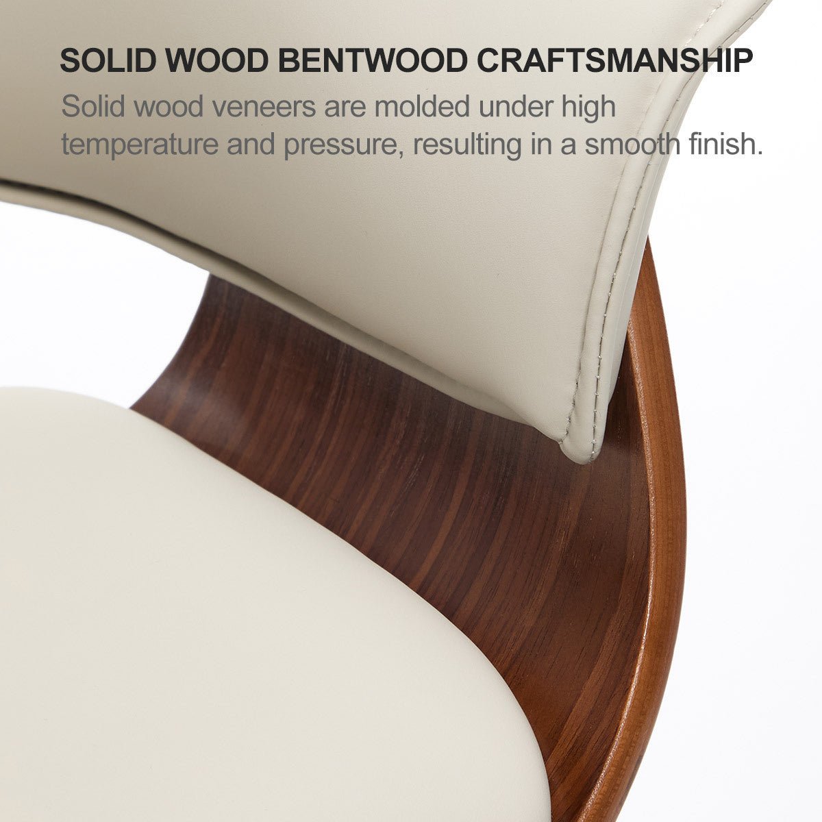 Faux Leather Wooden Adjustable Bar Stools, 360 Degree Swivel Bar Chair with Backs,Bar height Couner Height Barstools for Home Kitchen Dining Room and Bar Room(Grey 1pc) - 1st Choice Furniture Direct