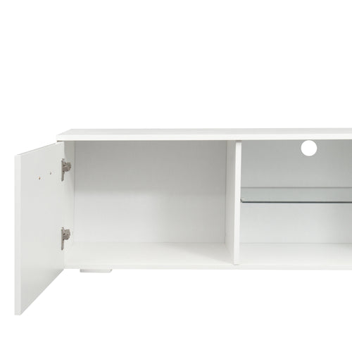 1st Choice Modern Elegant TV Cabinet with LED light in White