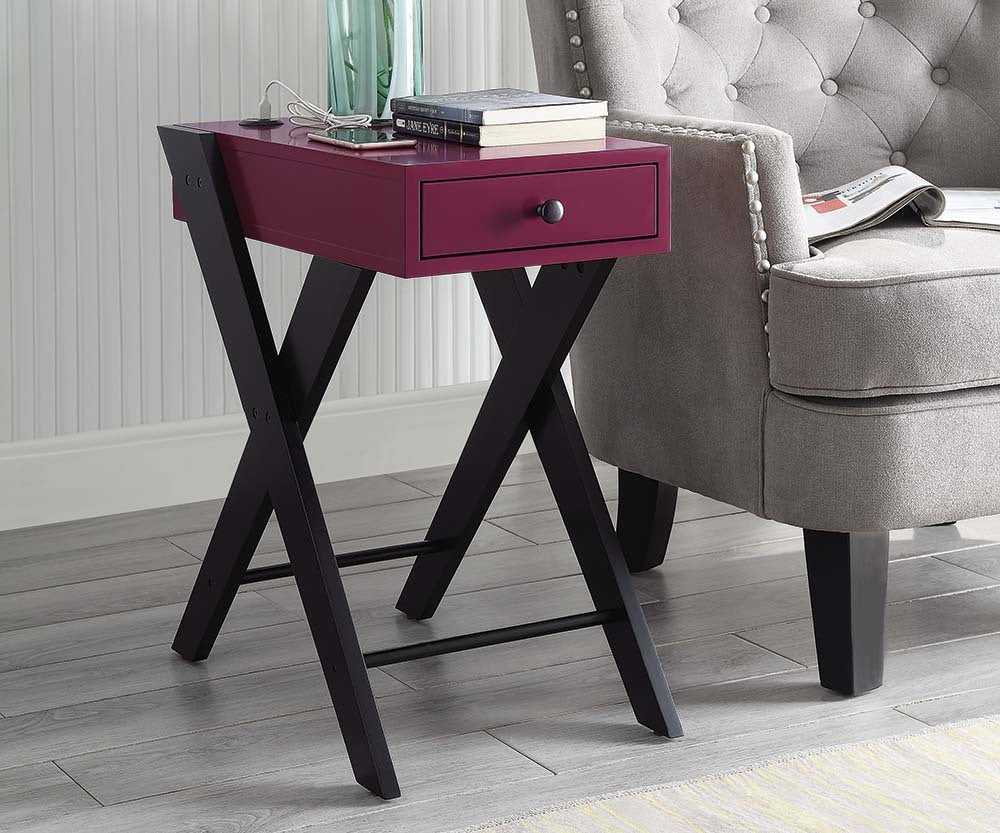 Fierce Accent Table with Built-in USB Port - 1st Choice Furniture Direct