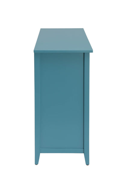 Flavius Teal Finish Console Cabinet - 1st Choice Furniture Direct