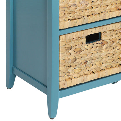 Flavius Teal Finish Console Cabinet - 1st Choice Furniture Direct