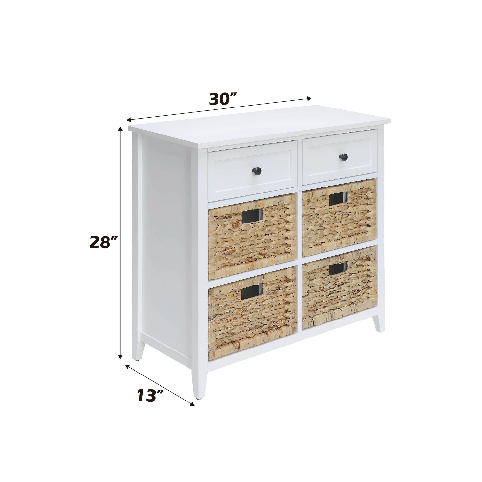 Flavius White Finish Console Cabinet - 1st Choice Furniture Direct