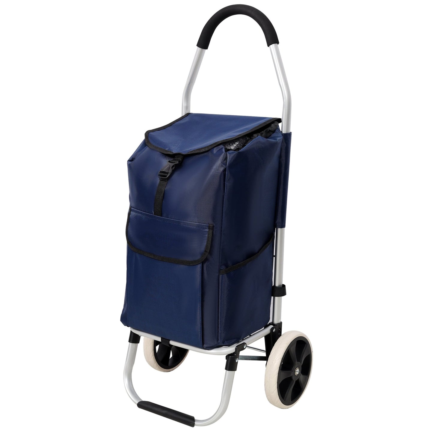 Foldable Shopping Trolley Bag 40L – Lightweight Aluminium Grocery Cart - 1st Choice Furniture Direct