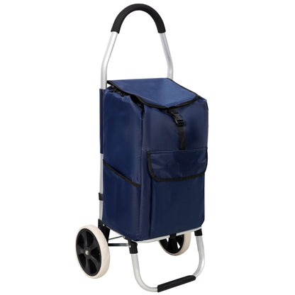Foldable Shopping Trolley Bag 40L – Lightweight Aluminium Grocery Cart - 1st Choice Furniture Direct