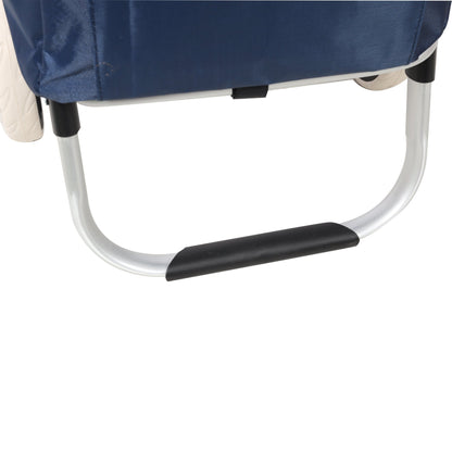 Foldable Shopping Trolley Bag 40L – Lightweight Aluminium Grocery Cart - 1st Choice Furniture Direct