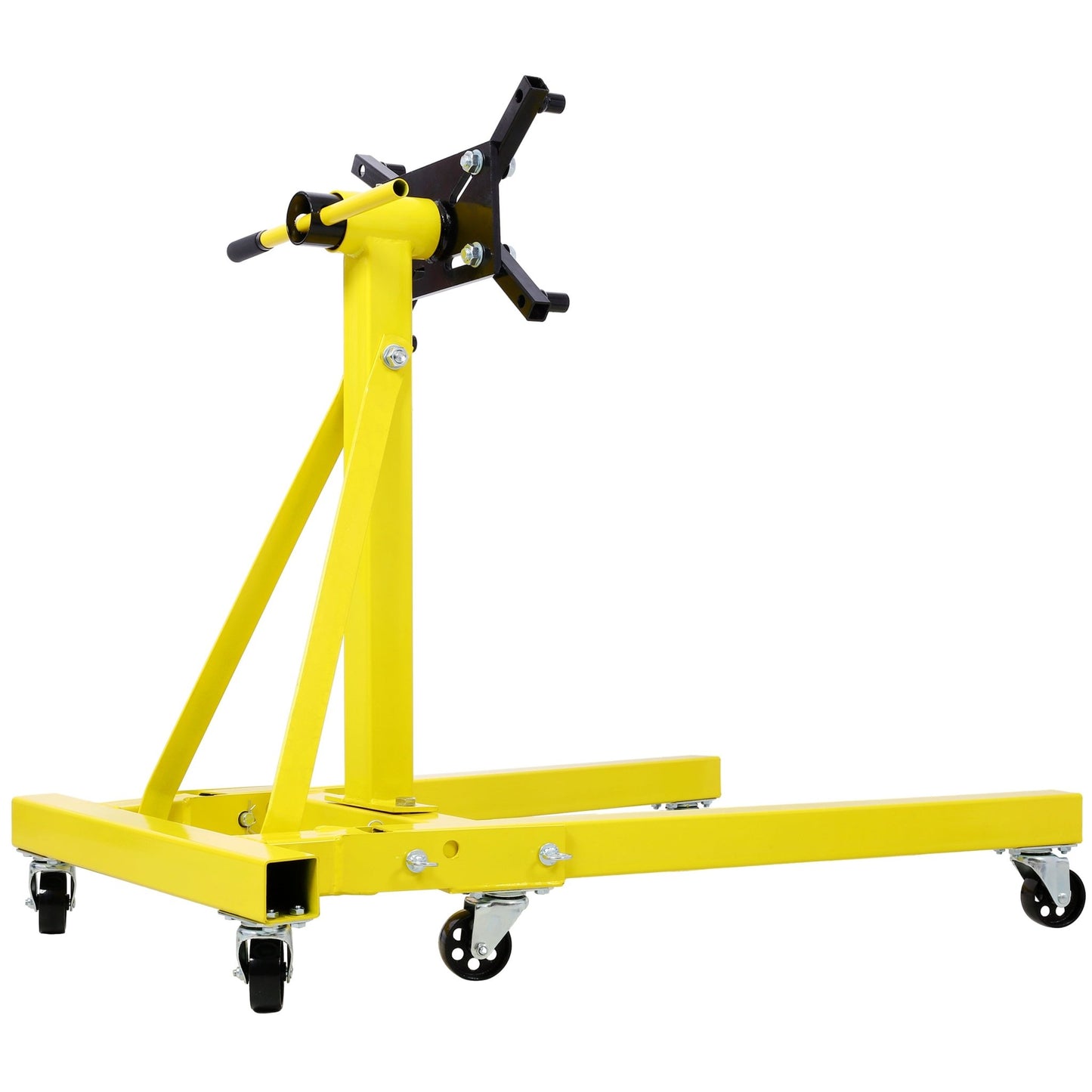 Folding Engine Stand 2000 LBS Capacity Motor Hoist 360 Degree Adjustable Mounting Head Dolly Mover Auto Repair Rebuild Jack - 1st Choice Furniture Direct