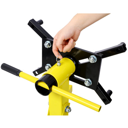 Folding Engine Stand 2000 LBS Capacity Motor Hoist 360 Degree Adjustable Mounting Head Dolly Mover Auto Repair Rebuild Jack - 1st Choice Furniture Direct