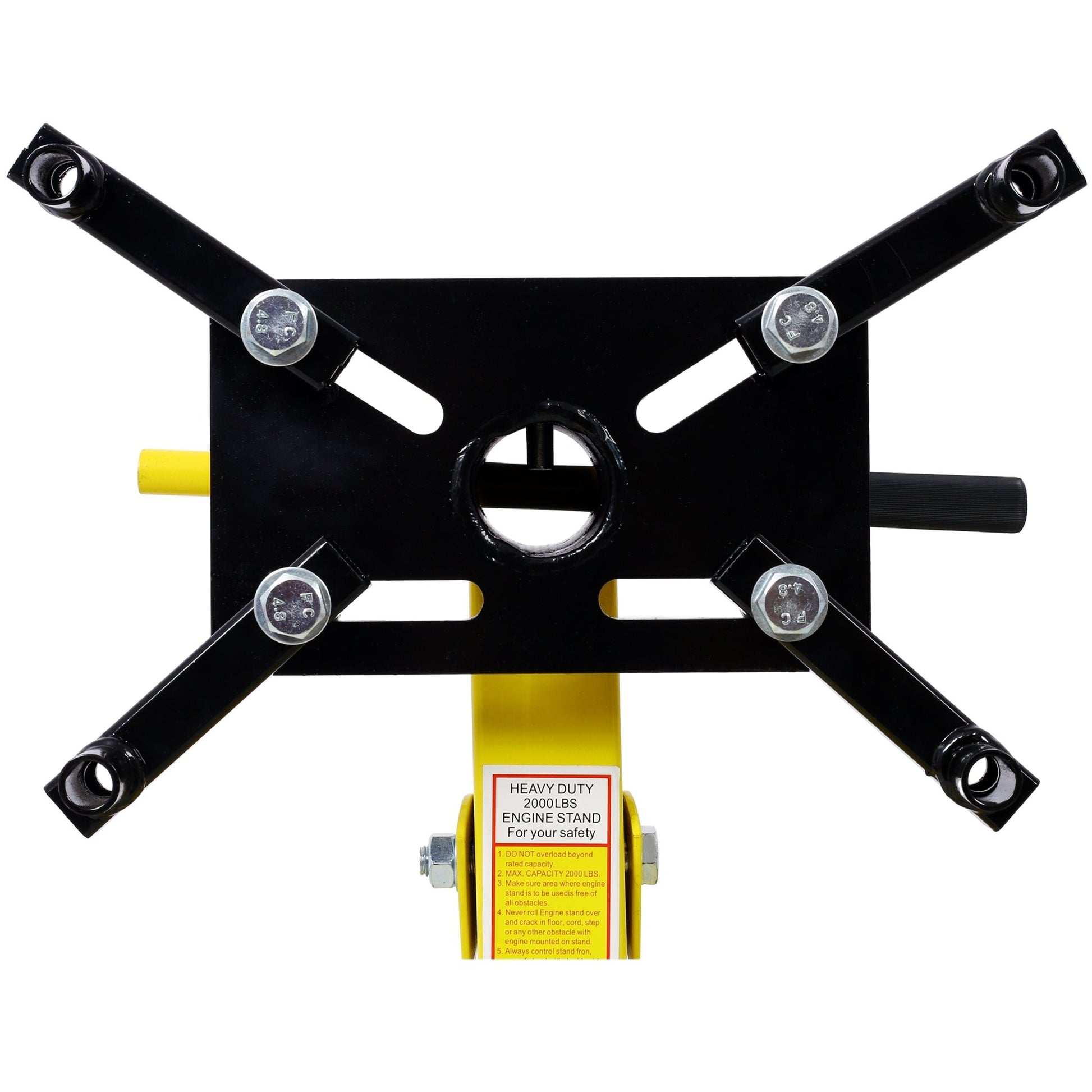 Folding Engine Stand 2000 LBS Capacity Motor Hoist 360 Degree Adjustable Mounting Head Dolly Mover Auto Repair Rebuild Jack - 1st Choice Furniture Direct