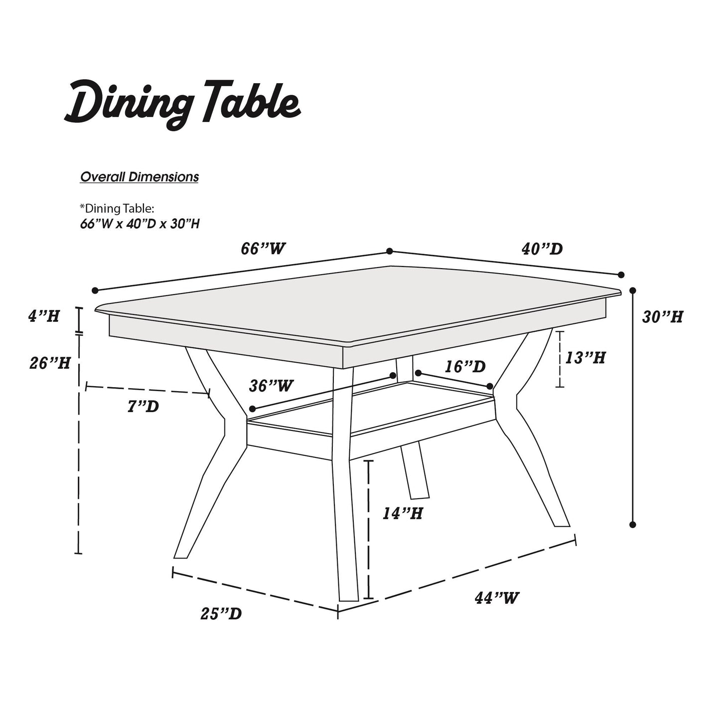 Formal Look 1pc Dining Table w Shelve Solidwood Espresso Finish Dining Room Furniture - 1st Choice Furniture Direct