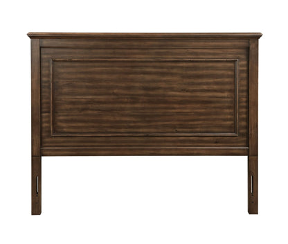 Franklin Brushed Walnut Finish 4PC Pack Queen Bed Set - 1st Choice Furniture Direct