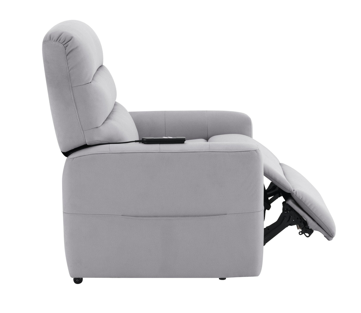 Freddie Gray Leather Aire Power Motion Recliner w/Lift - 1st Choice Furniture Direct