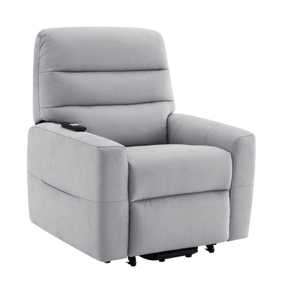 Freddie Gray Leather Aire Power Motion Recliner w/Lift - 1st Choice Furniture Direct