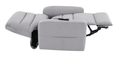 Freddie Gray Leather Aire Power Motion Recliner w/Lift - 1st Choice Furniture Direct